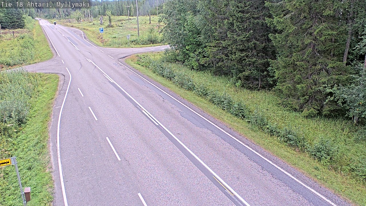 Weather Camera Image Väg 18 Etseri, Myllymäki, Ähtäri, Etelä-Pohjanmaa
