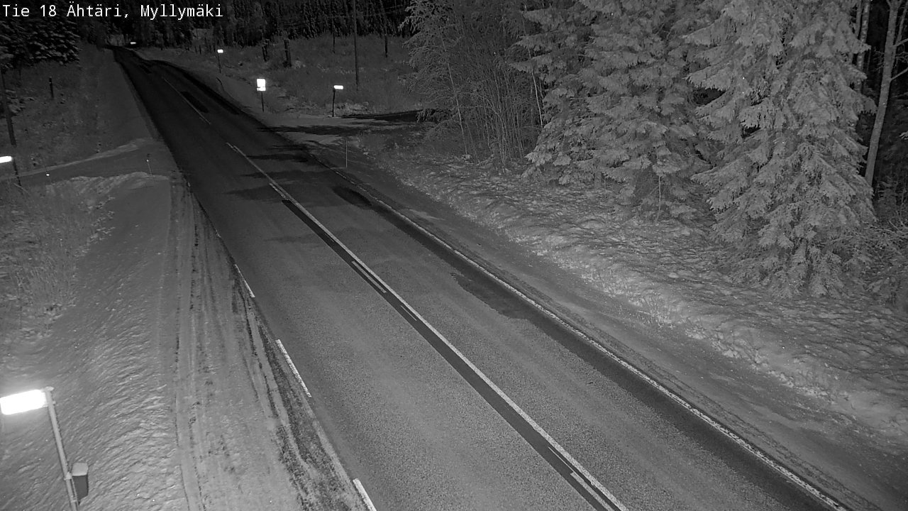 Weather Camera Image Road 18 Ähtäri, Myllymäki, Ähtäri, Etelä-Pohjanmaa