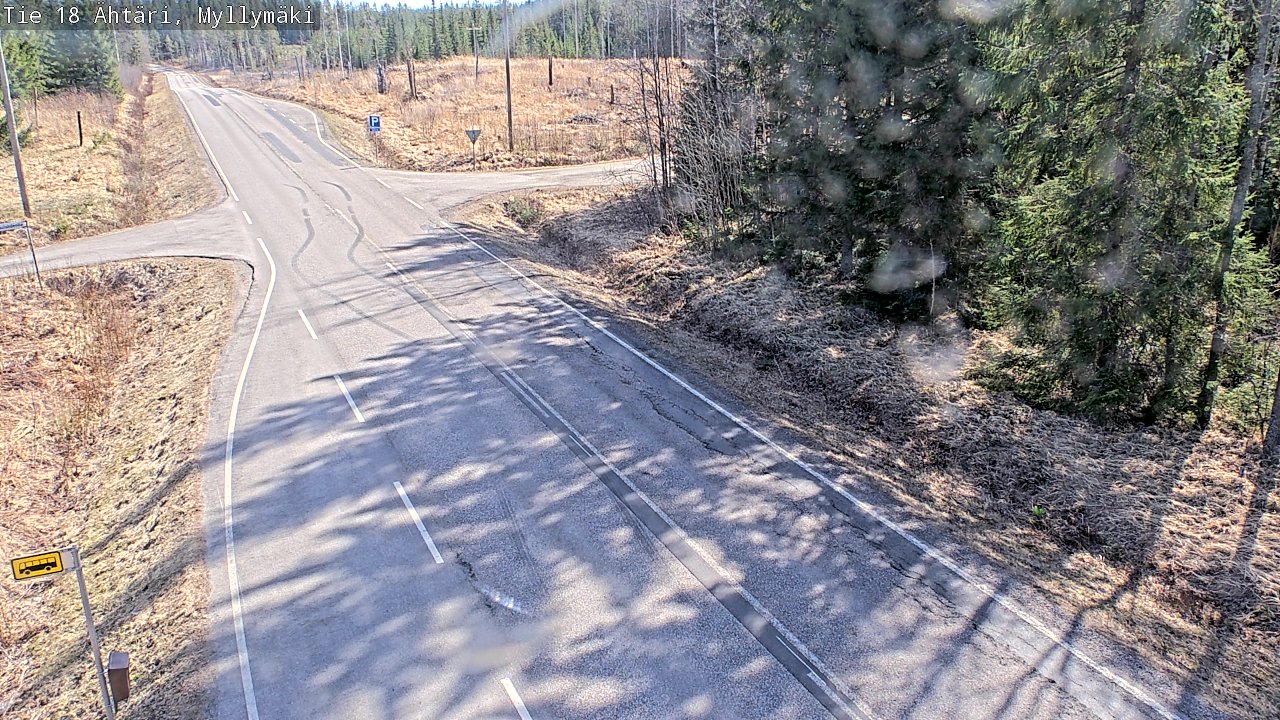Weather Camera Image Road 18 Ähtäri, Myllymäki, Ähtäri, Etelä-Pohjanmaa