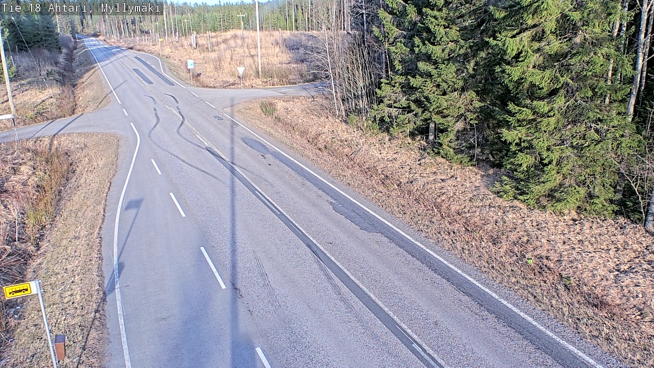 Weather Camera Image Road 18 Ähtäri, Myllymäki, Ähtäri, Etelä-Pohjanmaa