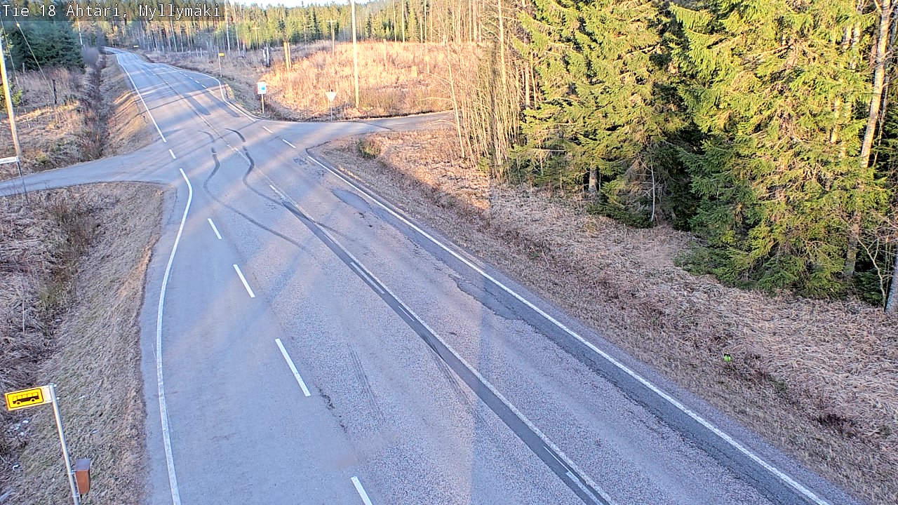 Weather Camera Image Road 18 Ähtäri, Myllymäki, Ähtäri, Etelä-Pohjanmaa