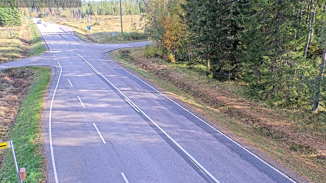 Weather Camera Image Väg 18 Etseri, Myllymäki, Ähtäri, Etelä-Pohjanmaa