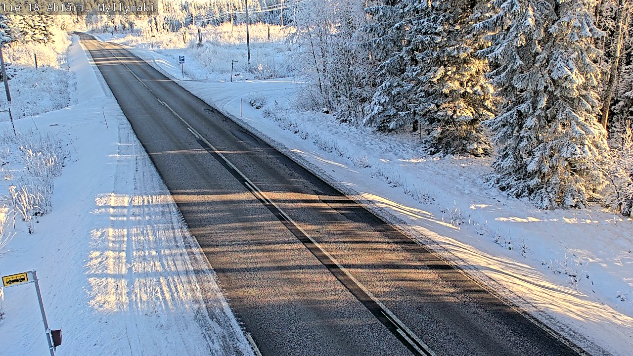 Weather Camera Image Road 18 Ähtäri, Myllymäki, Ähtäri, Etelä-Pohjanmaa