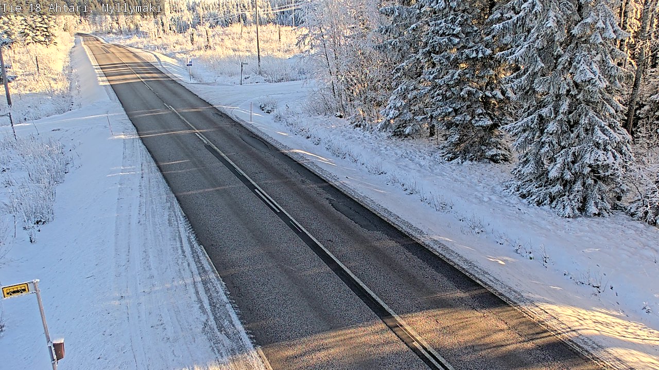 Weather Camera Image Road 18 Ähtäri, Myllymäki, Ähtäri, Etelä-Pohjanmaa