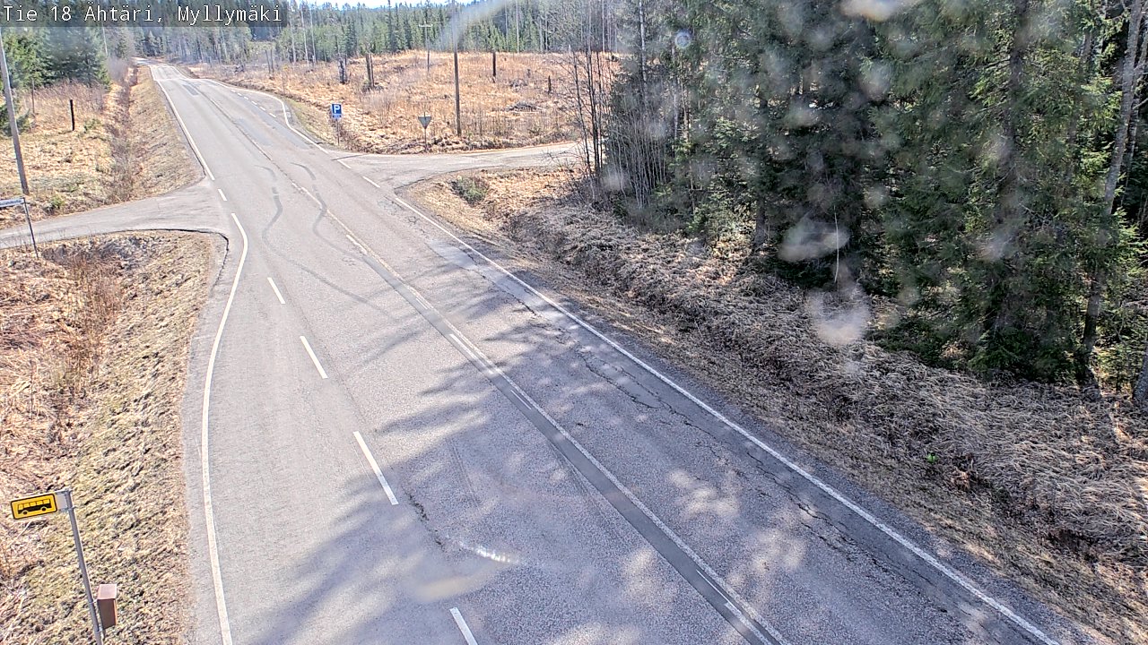 Weather Camera Image Road 18 Ähtäri, Myllymäki, Ähtäri, Etelä-Pohjanmaa