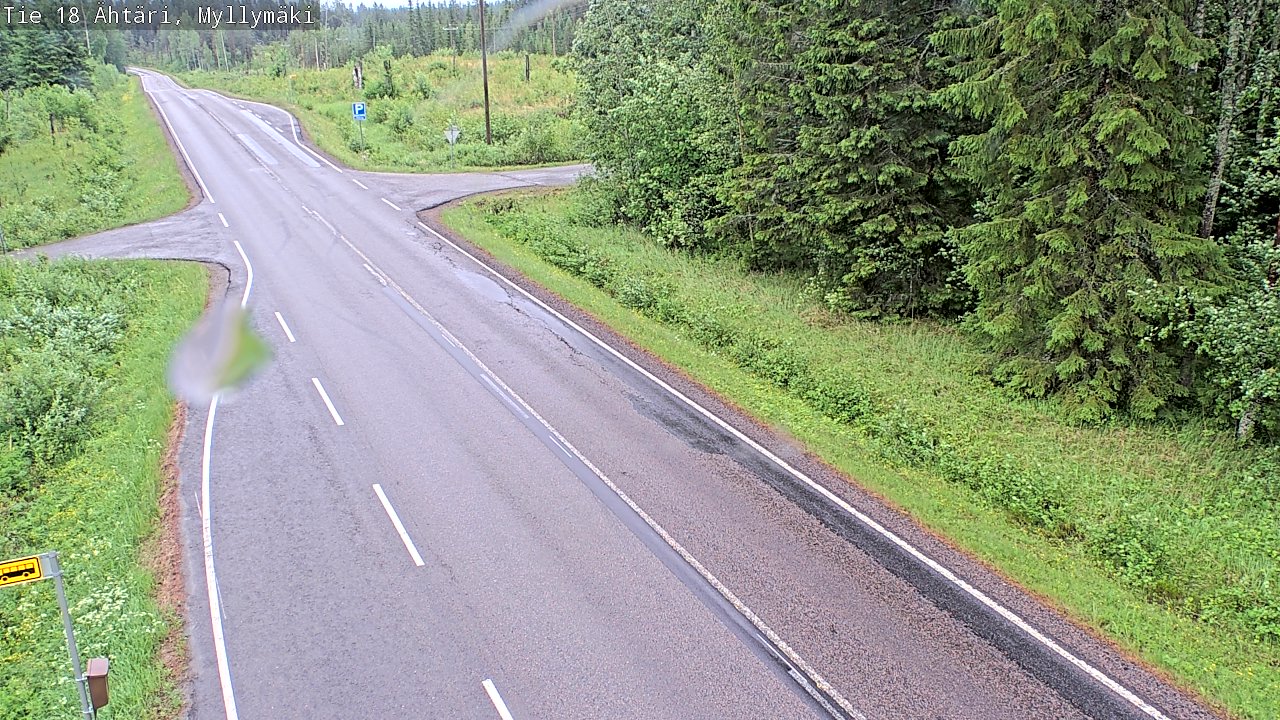 Weather Camera Image Väg 18 Etseri, Myllymäki, Ähtäri, Etelä-Pohjanmaa