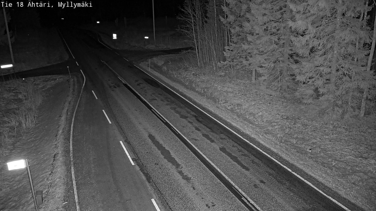 Weather Camera Image Road 18 Ähtäri, Myllymäki, Ähtäri, Etelä-Pohjanmaa