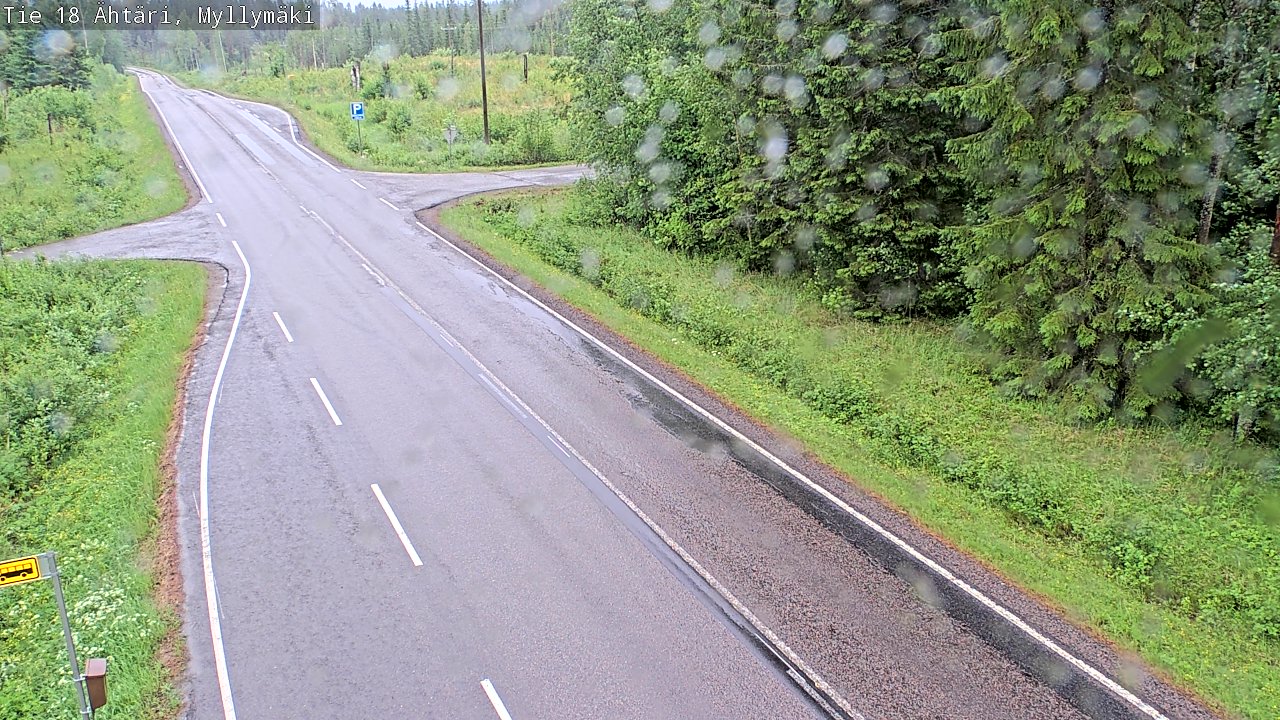 Weather Camera Image Road 18 Ähtäri, Myllymäki, Ähtäri, Etelä-Pohjanmaa