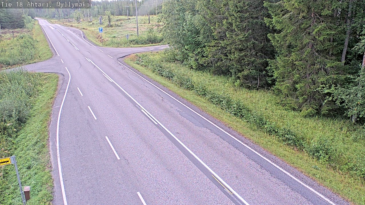 Weather Camera Image Road 18 Ähtäri, Myllymäki, Ähtäri, Etelä-Pohjanmaa