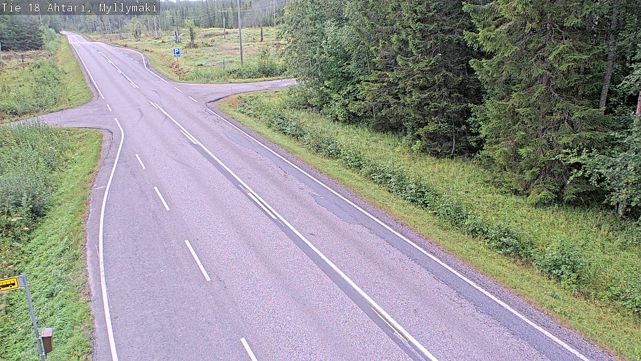 Weather Camera Image Road 18 Ähtäri, Myllymäki, Ähtäri, Etelä-Pohjanmaa