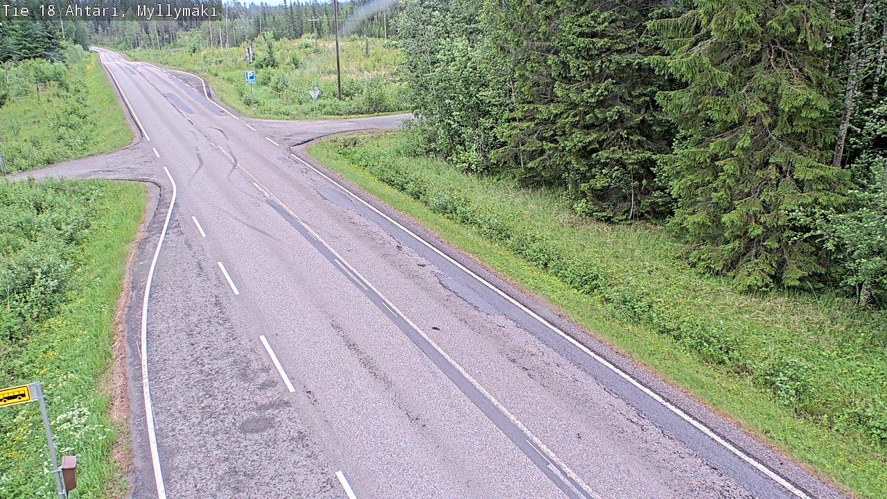 Weather Camera Image Väg 18 Etseri, Myllymäki, Ähtäri, Etelä-Pohjanmaa