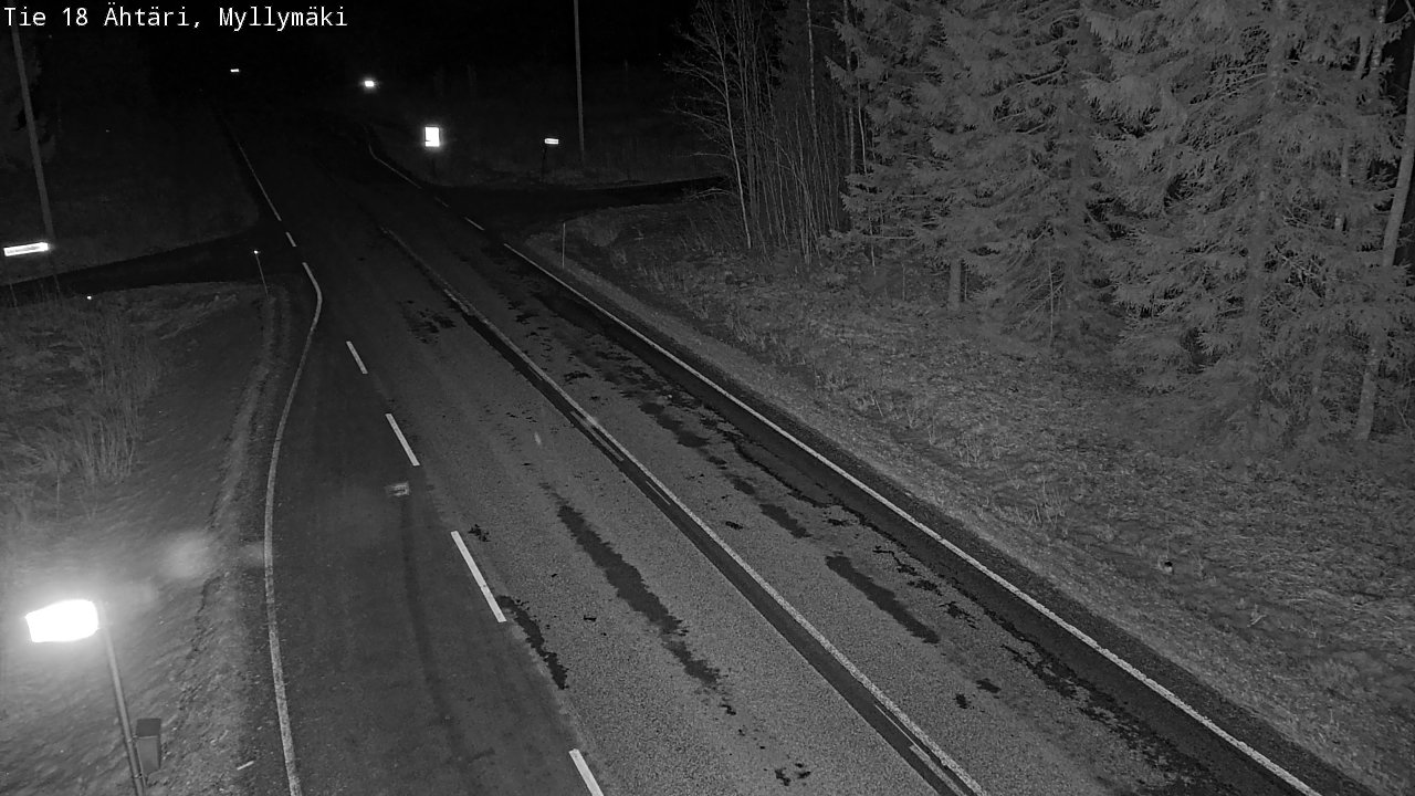 Weather Camera Image Road 18 Ähtäri, Myllymäki, Ähtäri, Etelä-Pohjanmaa