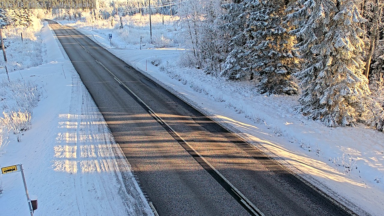 Weather Camera Image Road 18 Ähtäri, Myllymäki, Ähtäri, Etelä-Pohjanmaa