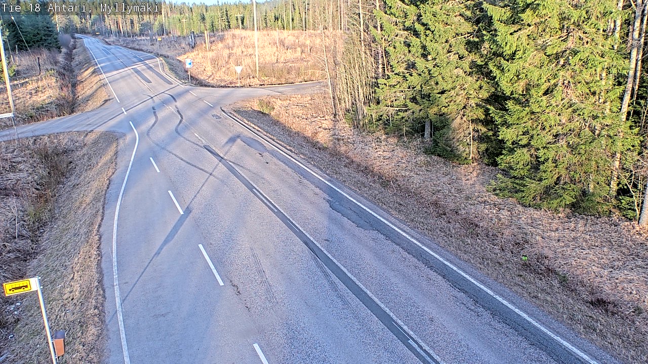 Weather Camera Image Road 18 Ähtäri, Myllymäki, Ähtäri, Etelä-Pohjanmaa