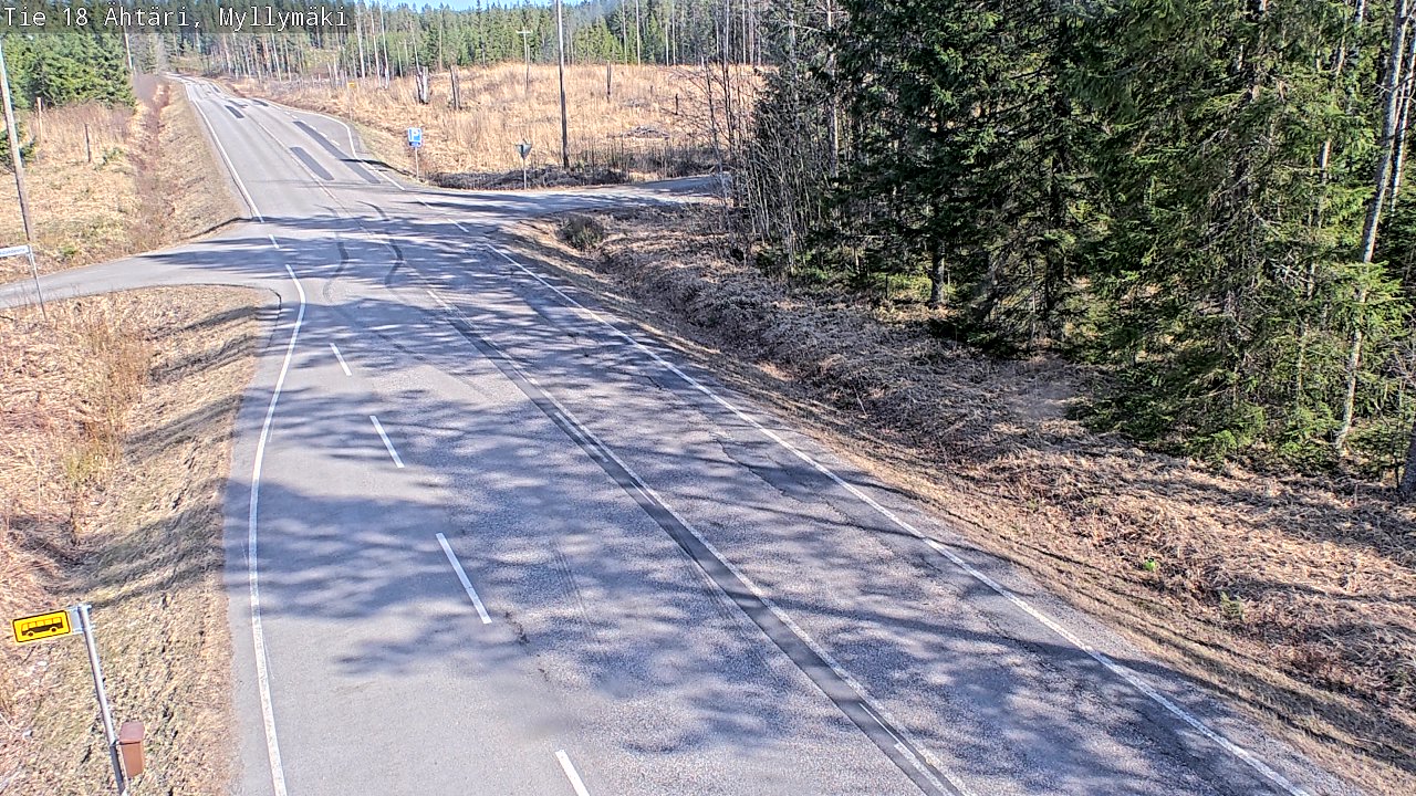 Weather Camera Image Road 18 Ähtäri, Myllymäki, Ähtäri, Etelä-Pohjanmaa
