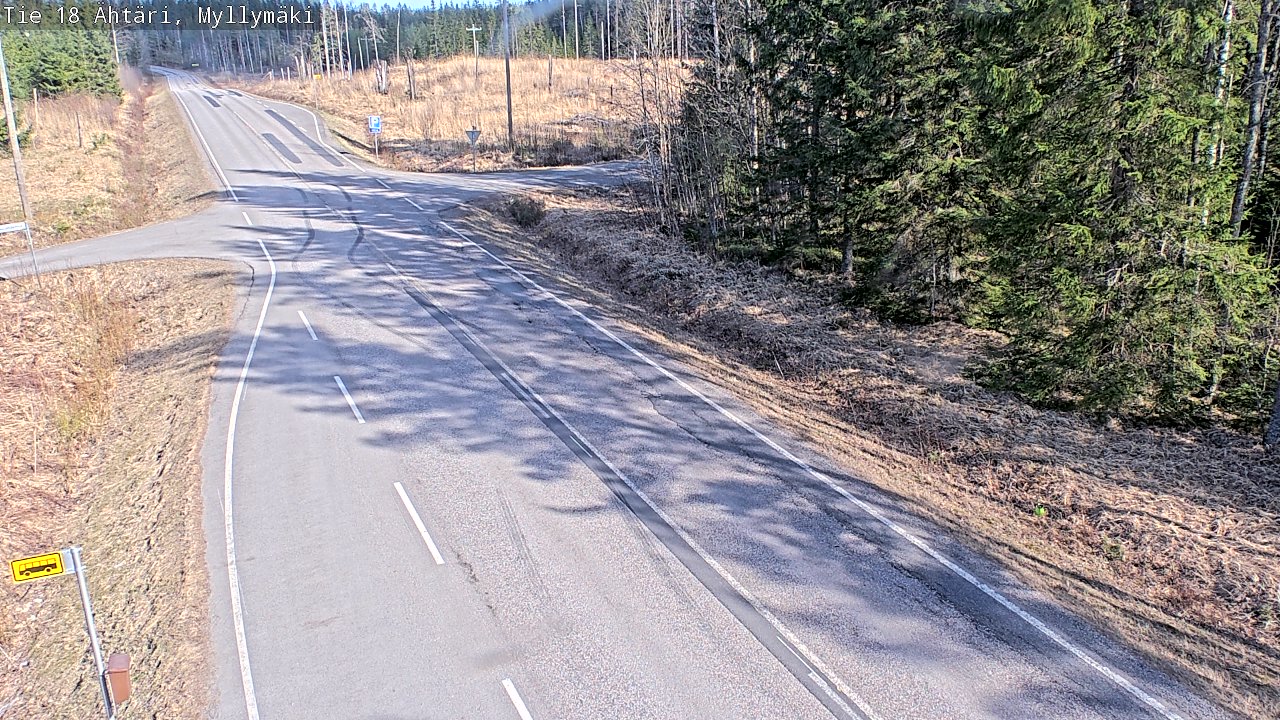 Weather Camera Image Road 18 Ähtäri, Myllymäki, Ähtäri, Etelä-Pohjanmaa