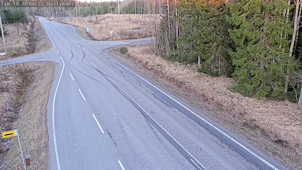 Weather Camera Image Road 18 Ähtäri, Myllymäki, Ähtäri, Etelä-Pohjanmaa