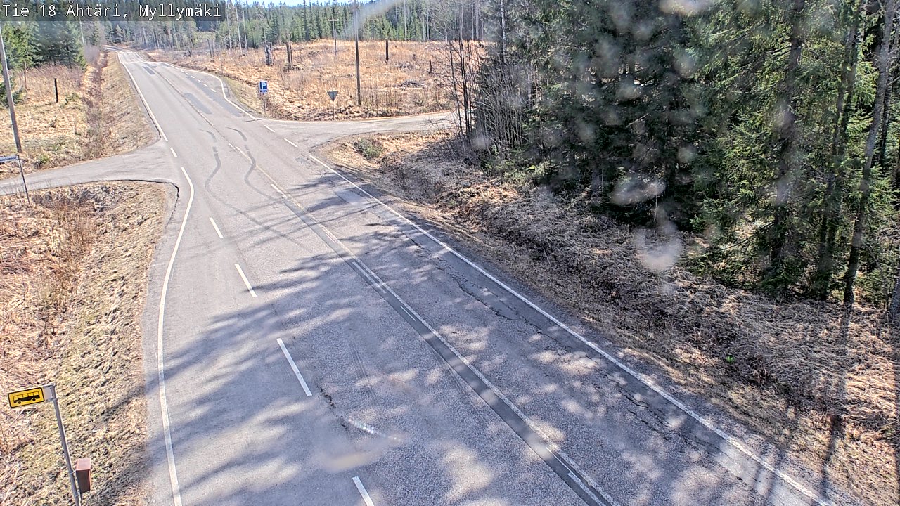 Weather Camera Image Road 18 Ähtäri, Myllymäki, Ähtäri, Etelä-Pohjanmaa