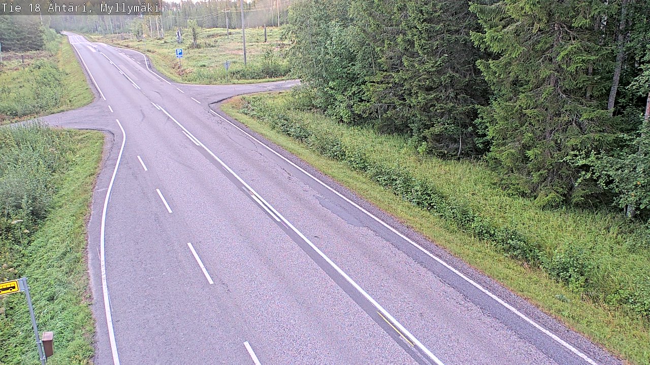 Weather Camera Image Road 18 Ähtäri, Myllymäki, Ähtäri, Etelä-Pohjanmaa