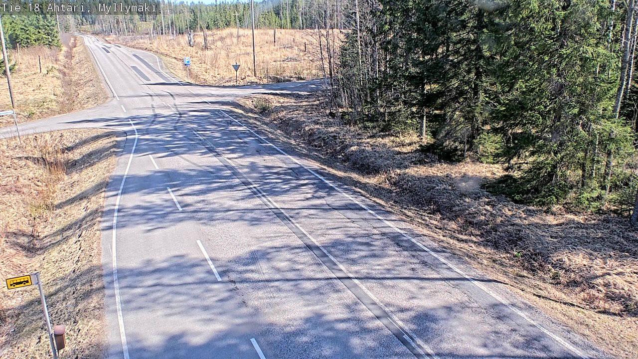 Weather Camera Image Road 18 Ähtäri, Myllymäki, Ähtäri, Etelä-Pohjanmaa