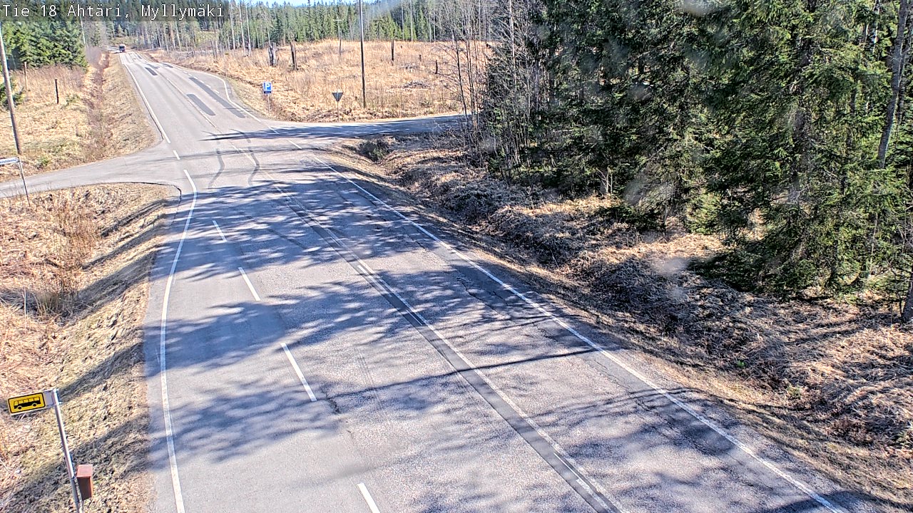 Weather Camera Image Road 18 Ähtäri, Myllymäki, Ähtäri, Etelä-Pohjanmaa