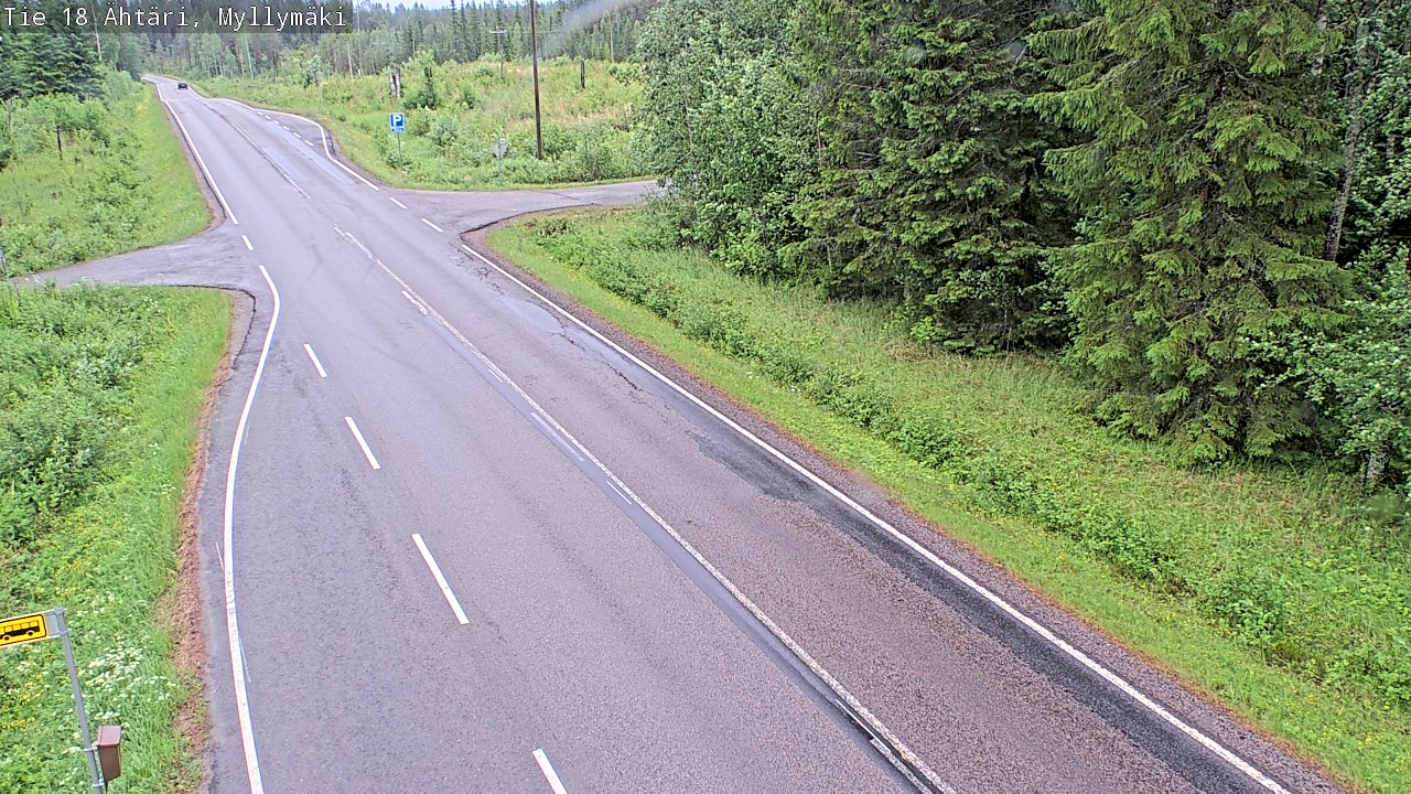 Weather Camera Image Väg 18 Etseri, Myllymäki, Ähtäri, Etelä-Pohjanmaa