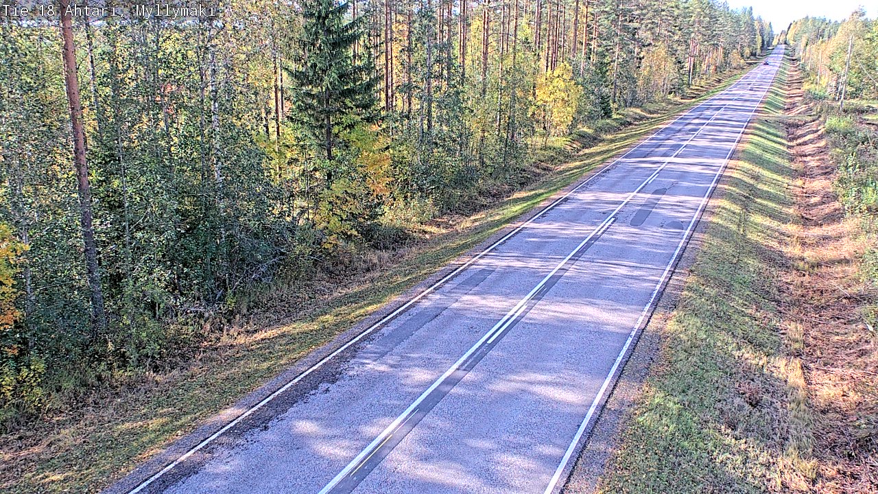 Weather Camera Image Road 18 Ähtäri, Myllymäki, Ähtäri, Etelä-Pohjanmaa