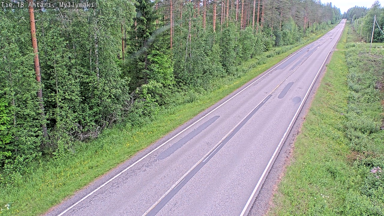 Kelikamerat Kuva Tie 18 Ähtäri, Myllymäki, Ähtäri, Etelä-Pohjanmaa