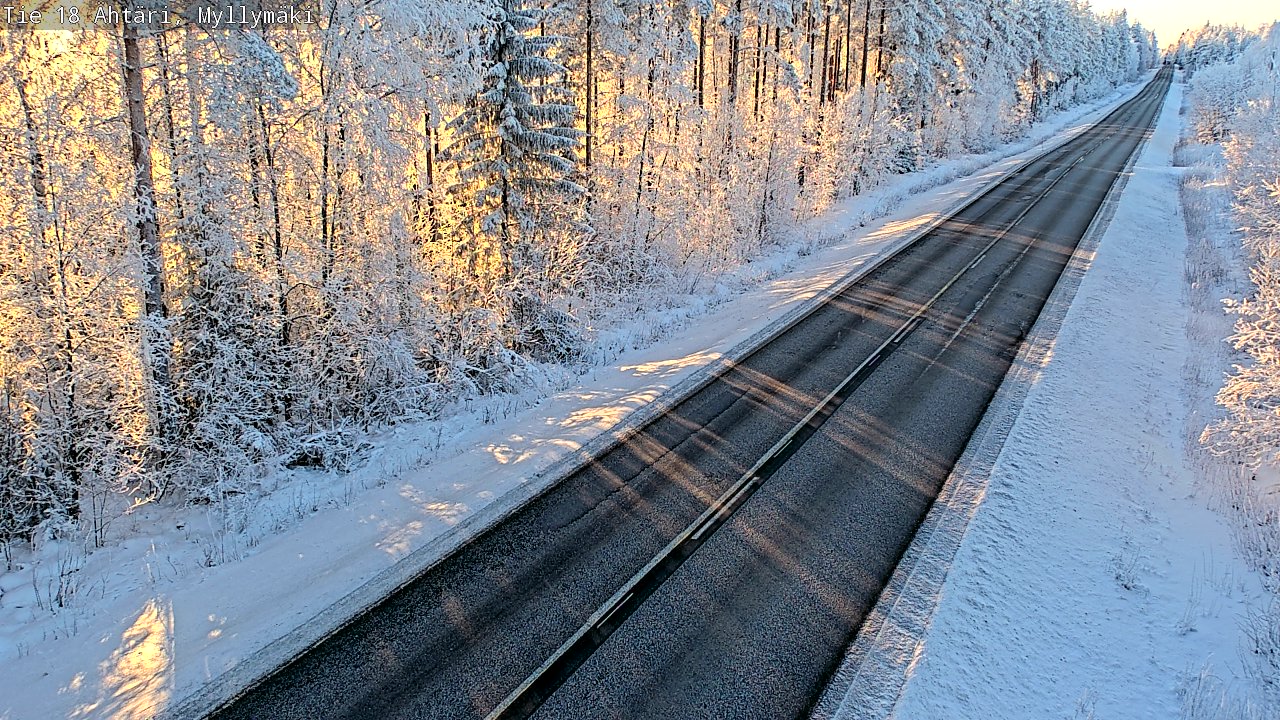 Weather Camera Image Road 18 Ähtäri, Myllymäki, Ähtäri, Etelä-Pohjanmaa
