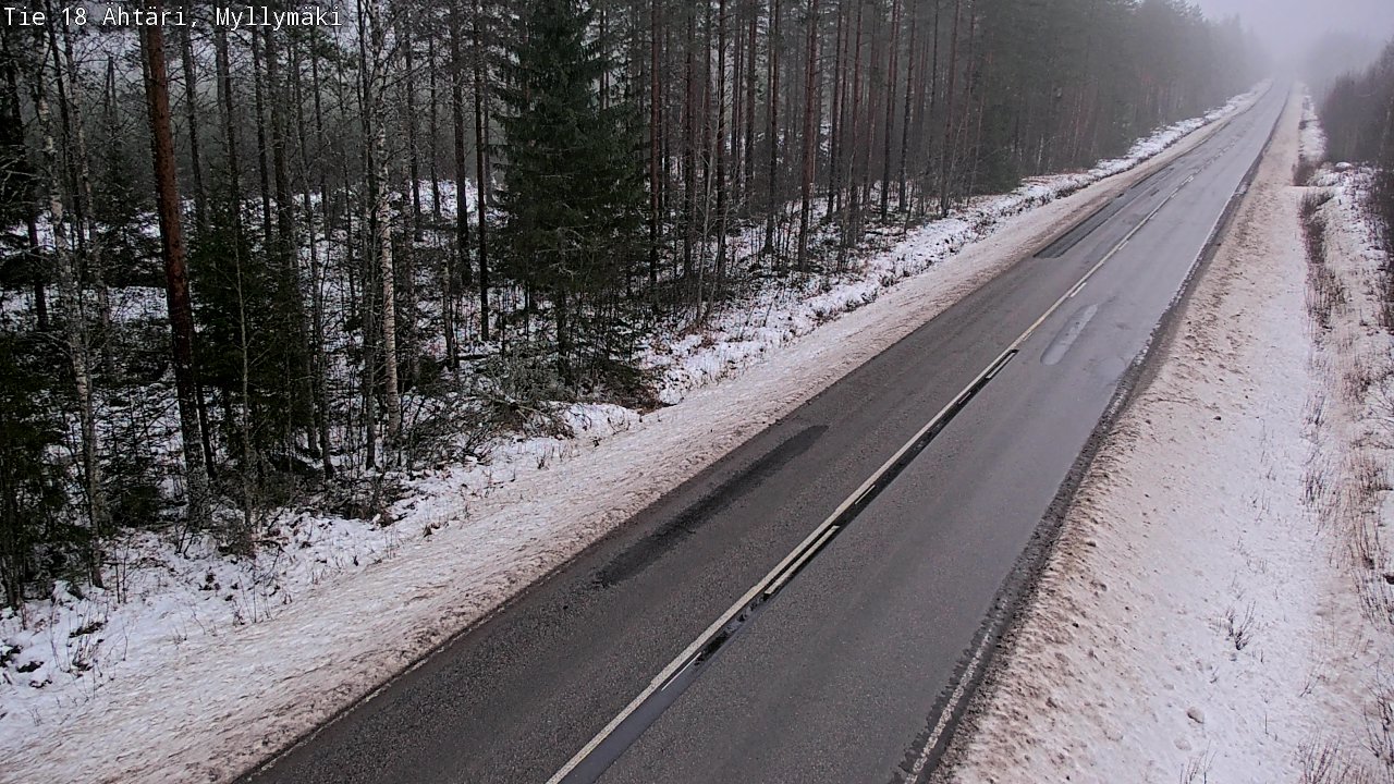 Weather Camera Image Road 18 Ähtäri, Myllymäki, Ähtäri, Etelä-Pohjanmaa