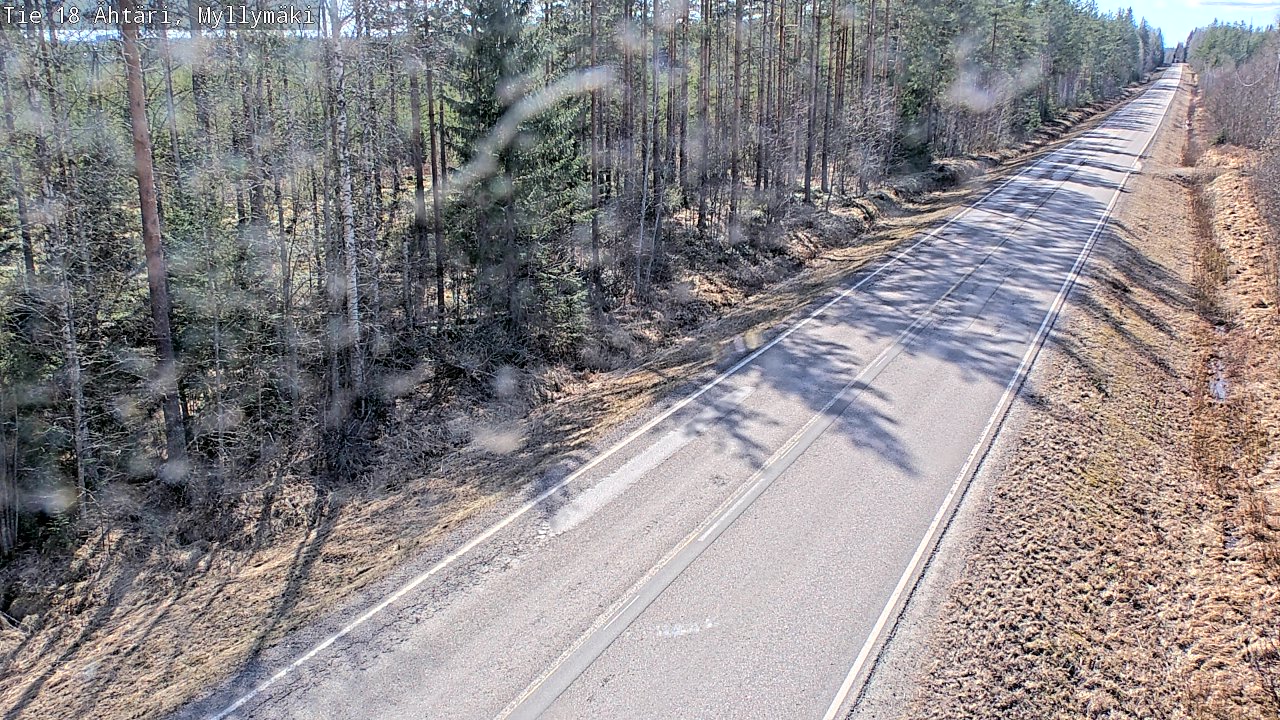 Weather Camera Image Road 18 Ähtäri, Myllymäki, Ähtäri, Etelä-Pohjanmaa