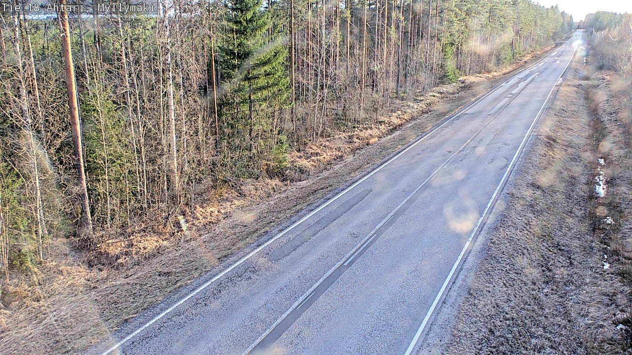 Weather Camera Image Road 18 Ähtäri, Myllymäki, Ähtäri, Etelä-Pohjanmaa