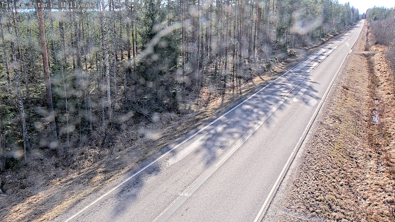 Weather Camera Image Road 18 Ähtäri, Myllymäki, Ähtäri, Etelä-Pohjanmaa