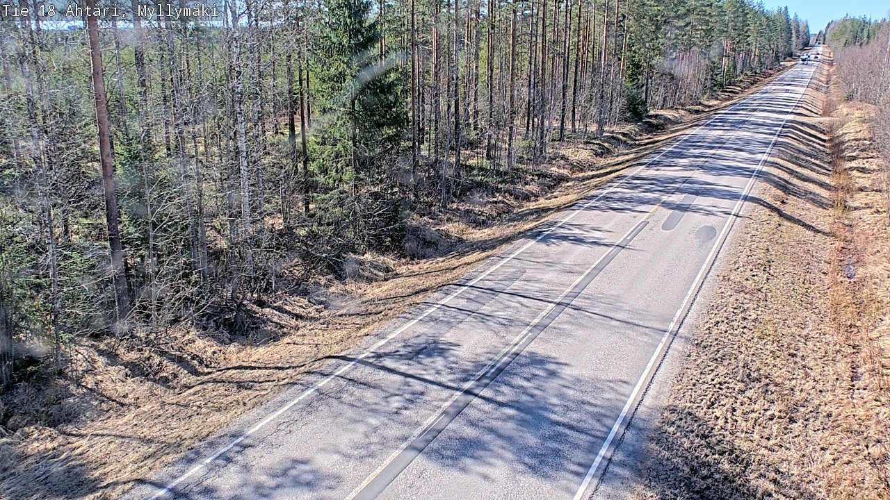 Weather Camera Image Road 18 Ähtäri, Myllymäki, Ähtäri, Etelä-Pohjanmaa