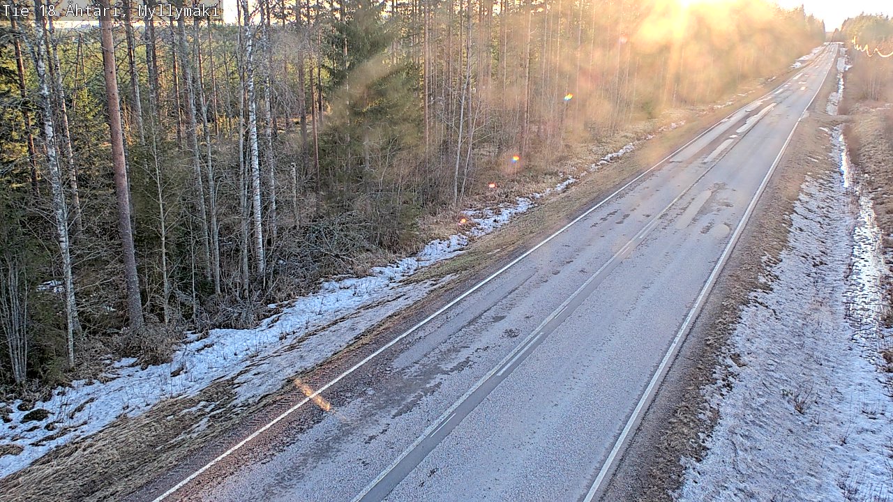 Weather Camera Image Road 18 Ähtäri, Myllymäki, Ähtäri, Etelä-Pohjanmaa