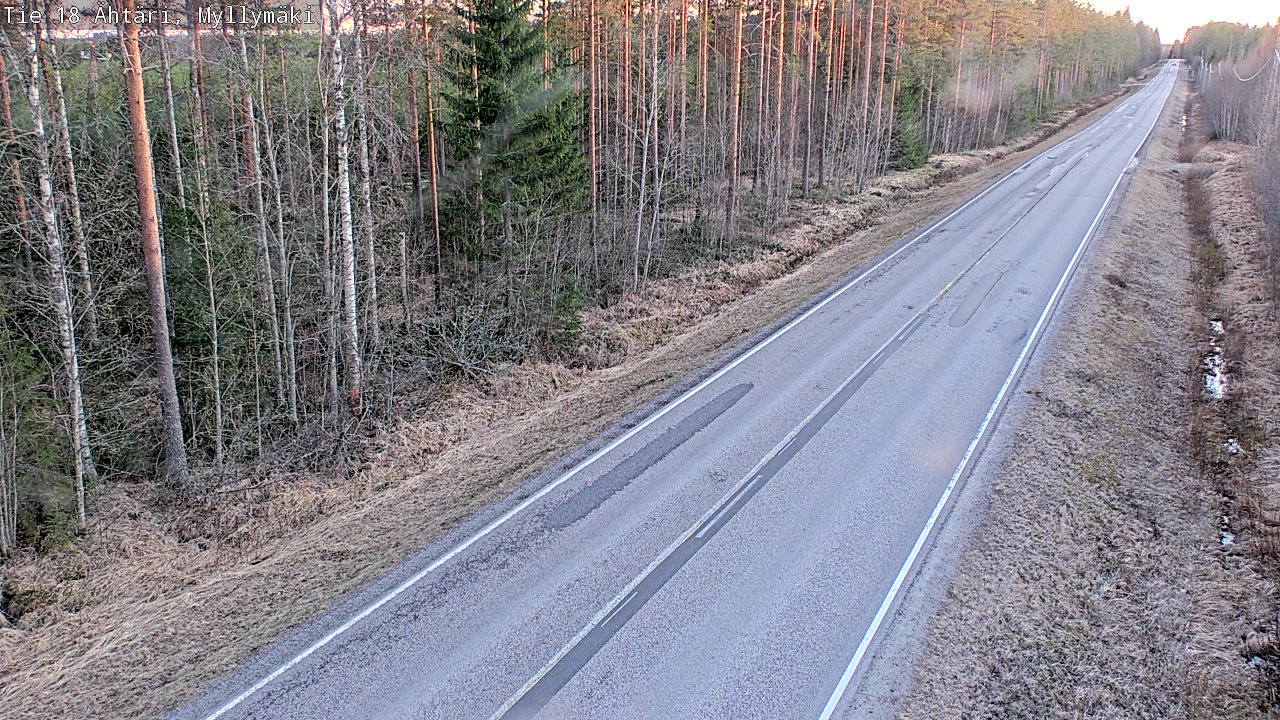 Weather Camera Image Road 18 Ähtäri, Myllymäki, Ähtäri, Etelä-Pohjanmaa