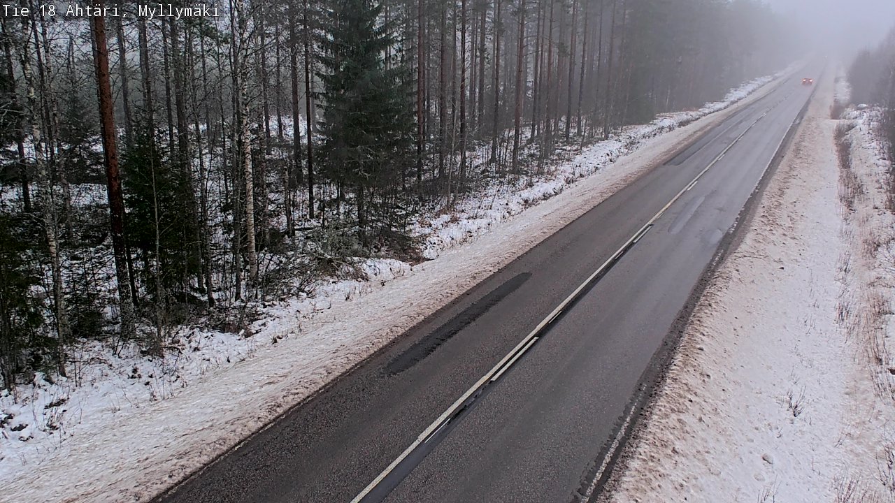 Weather Camera Image Road 18 Ähtäri, Myllymäki, Ähtäri, Etelä-Pohjanmaa