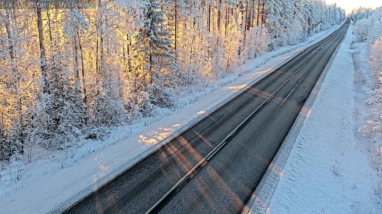 Weather Camera Image Road 18 Ähtäri, Myllymäki, Ähtäri, Etelä-Pohjanmaa