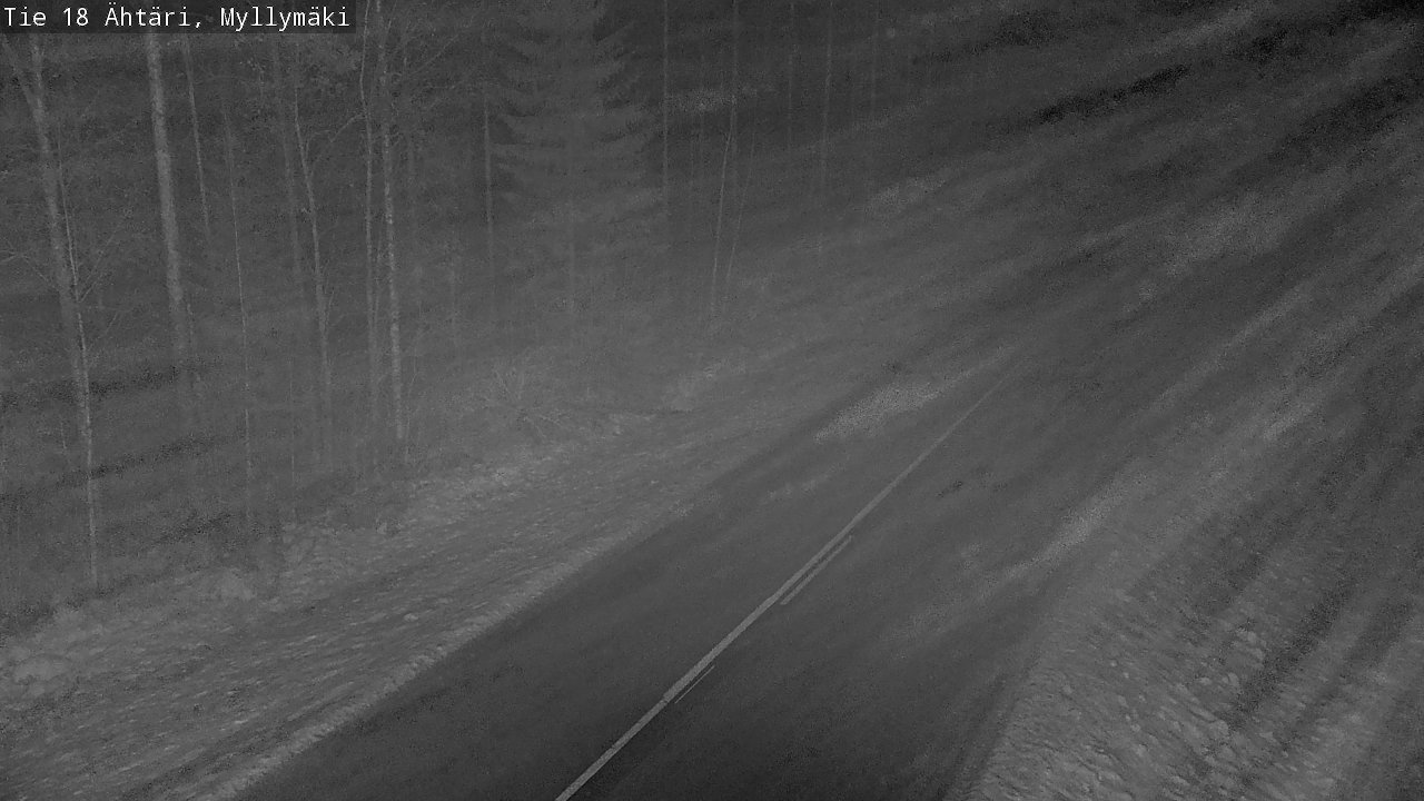 Weather Camera Image Road 18 Ähtäri, Myllymäki, Ähtäri, Etelä-Pohjanmaa
