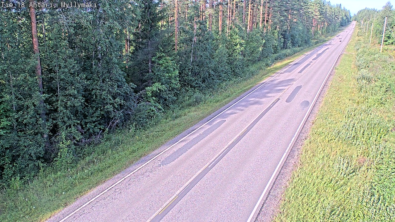 Kelikamerat Kuva Tie 18 Ähtäri, Myllymäki, Ähtäri, Etelä-Pohjanmaa