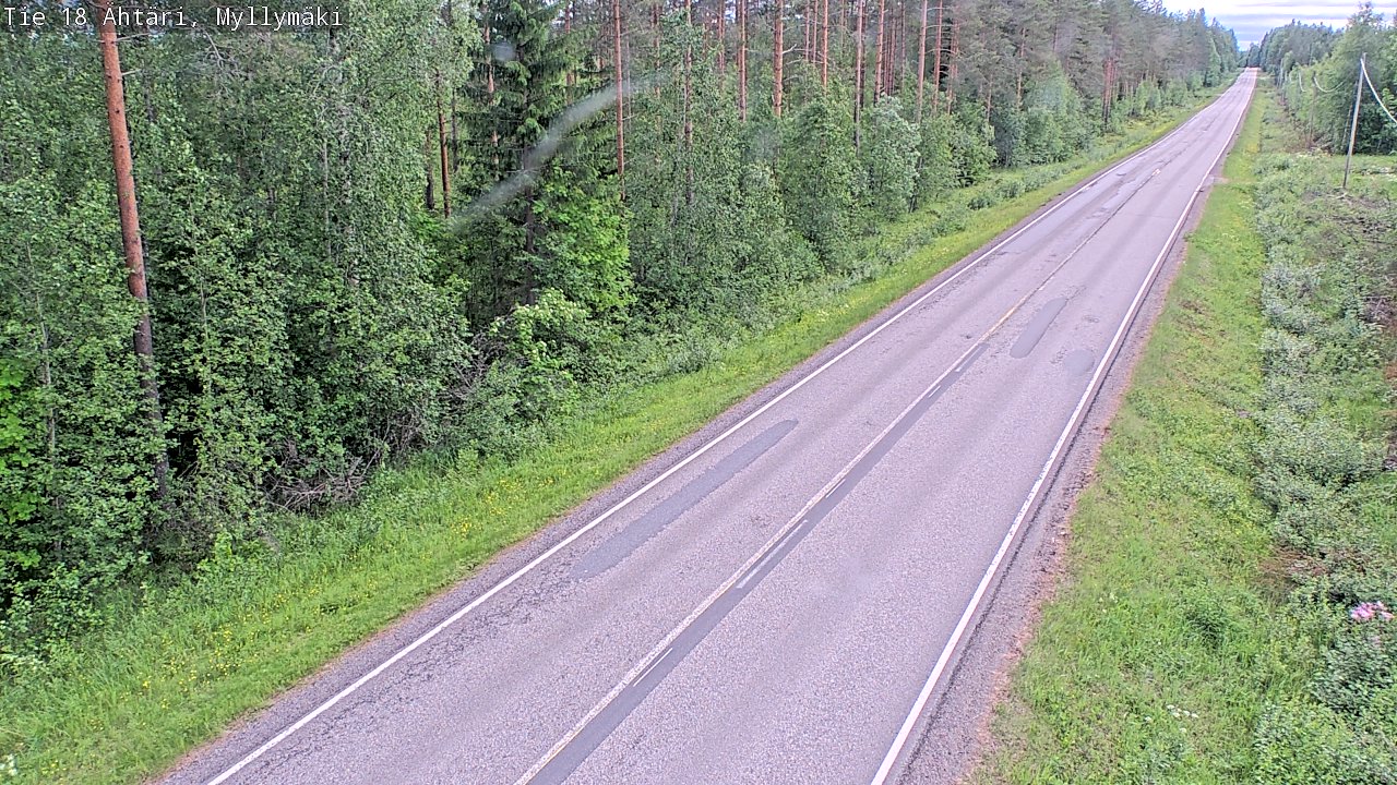 Kelikamerat Kuva Tie 18 Ähtäri, Myllymäki, Ähtäri, Etelä-Pohjanmaa