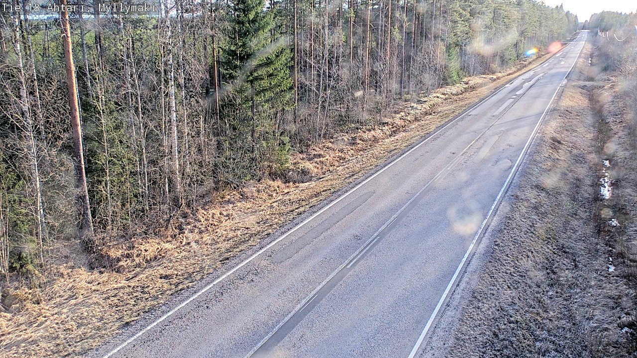 Weather Camera Image Road 18 Ähtäri, Myllymäki, Ähtäri, Etelä-Pohjanmaa