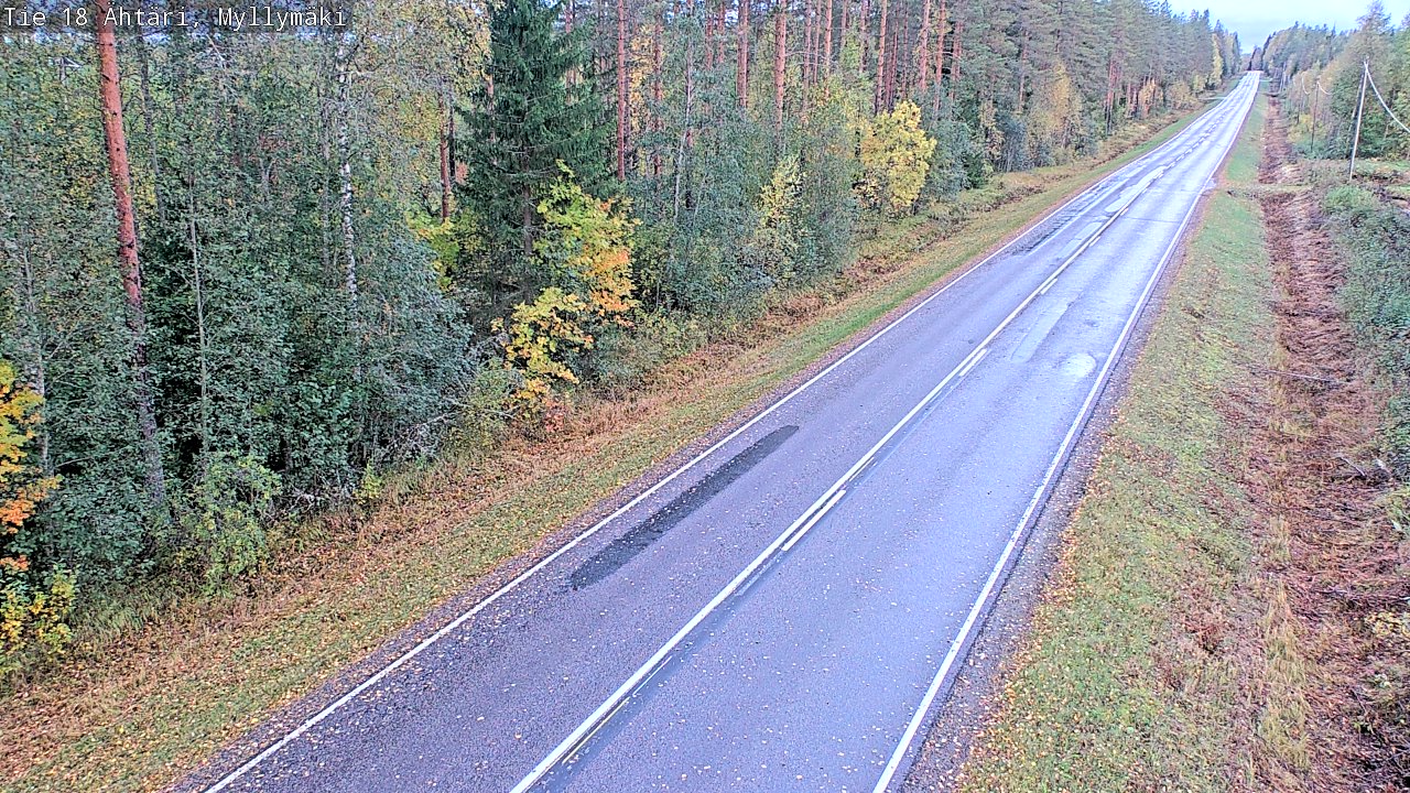 Weather Camera Image Väg 18 Etseri, Myllymäki, Ähtäri, Etelä-Pohjanmaa