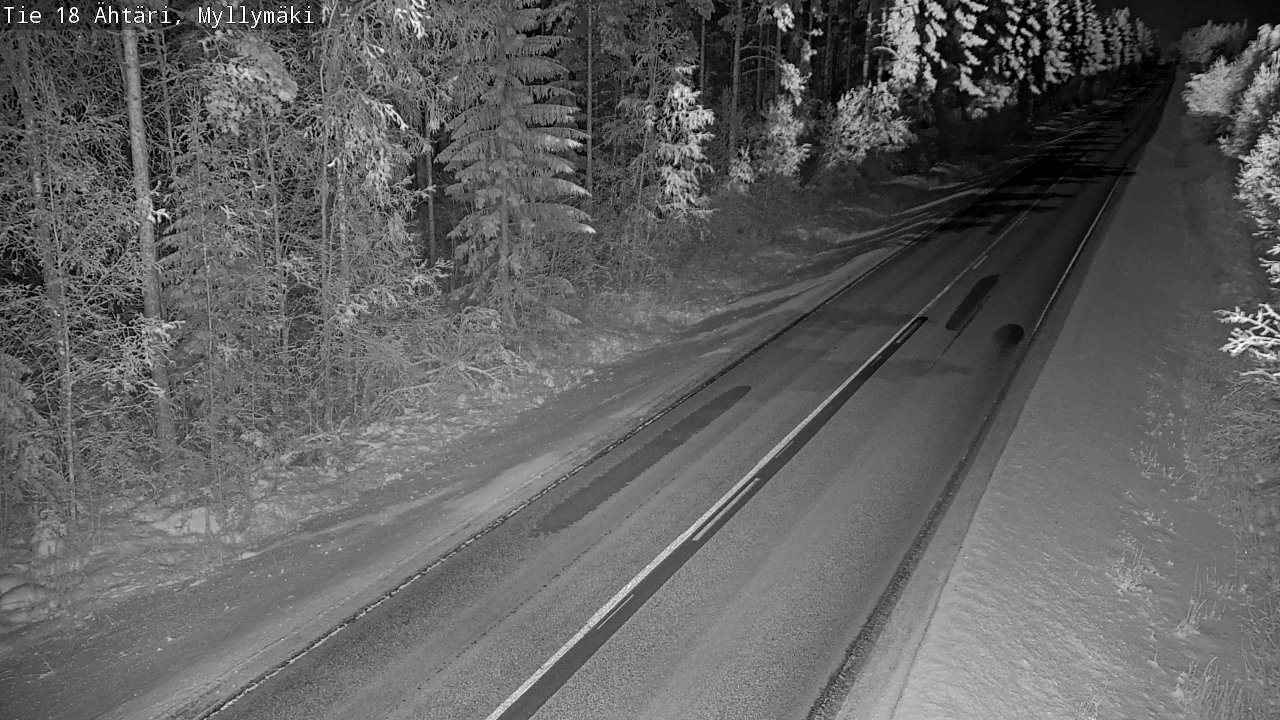 Weather Camera Image Road 18 Ähtäri, Myllymäki, Ähtäri, Etelä-Pohjanmaa