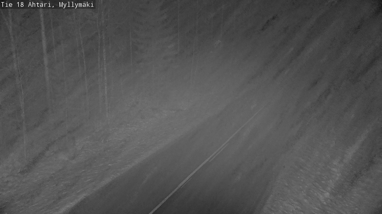 Weather Camera Image Road 18 Ähtäri, Myllymäki, Ähtäri, Etelä-Pohjanmaa