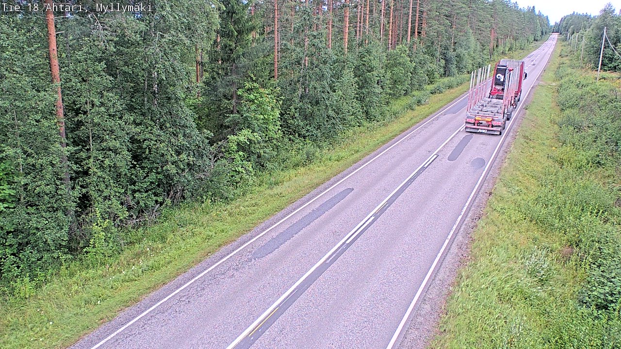 Weather Camera Image Road 18 Ähtäri, Myllymäki, Ähtäri, Etelä-Pohjanmaa