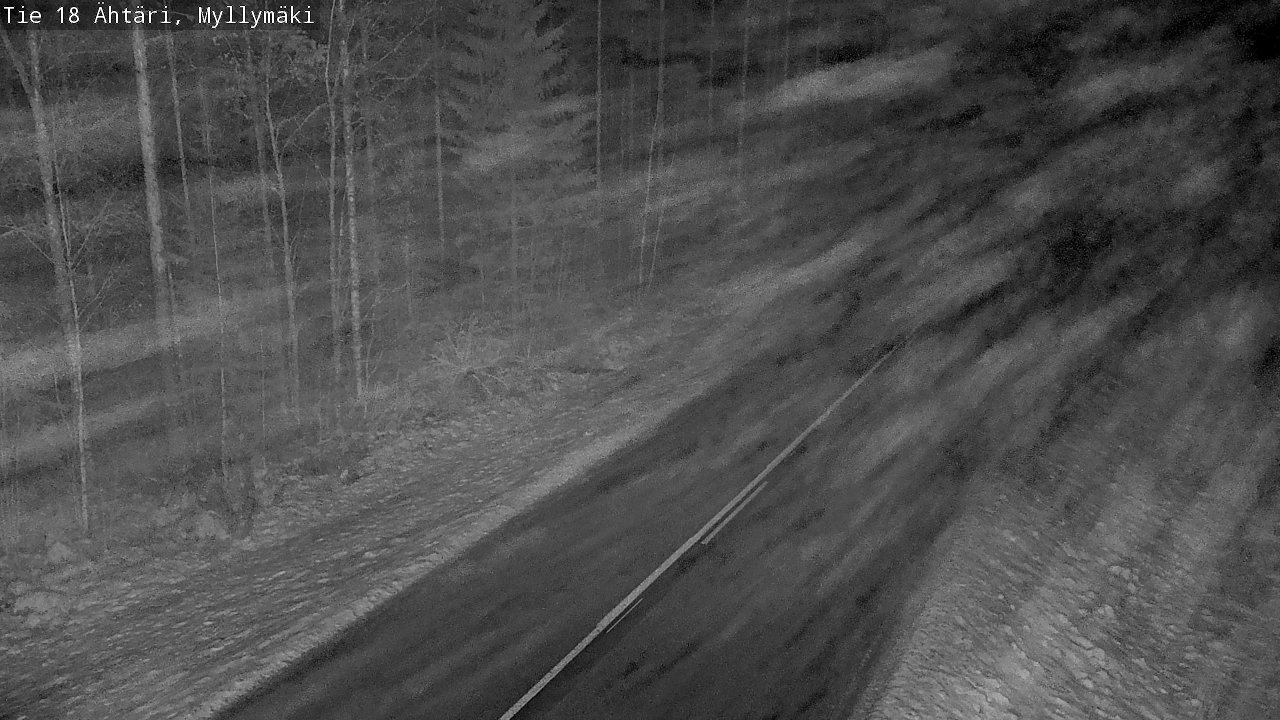 Weather Camera Image Road 18 Ähtäri, Myllymäki, Ähtäri, Etelä-Pohjanmaa
