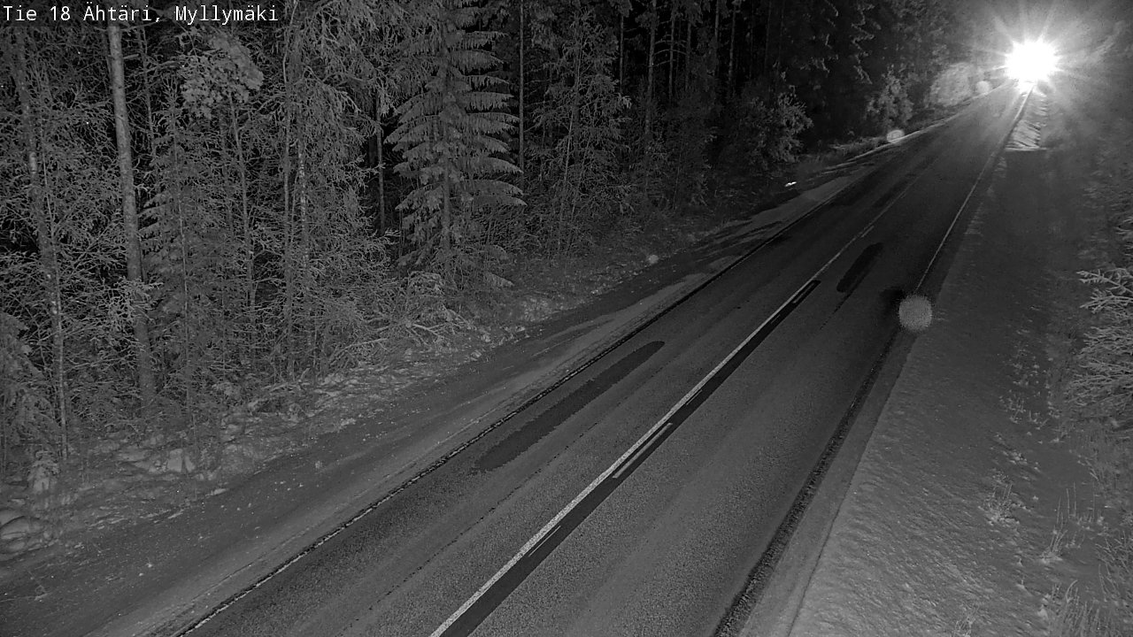 Weather Camera Image Road 18 Ähtäri, Myllymäki, Ähtäri, Etelä-Pohjanmaa
