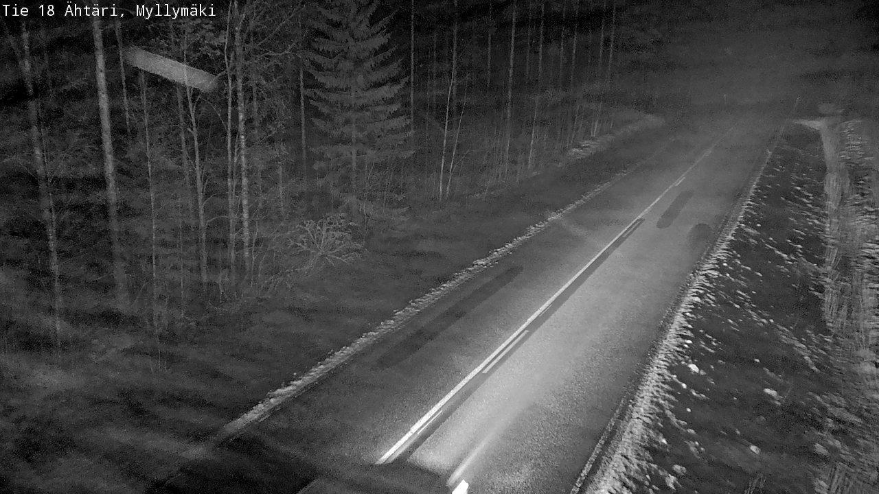 Weather Camera Image Road 18 Ähtäri, Myllymäki, Ähtäri, Etelä-Pohjanmaa