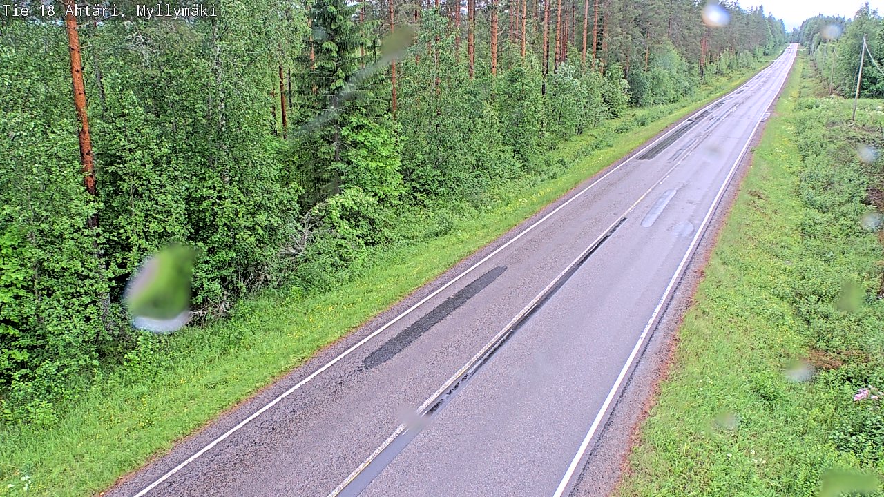 Weather Camera Image Väg 18 Etseri, Myllymäki, Ähtäri, Etelä-Pohjanmaa